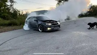 V12 Swapped STI burnout
