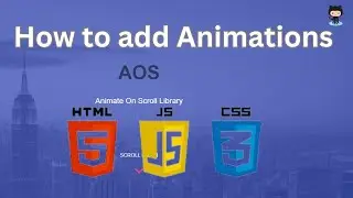 How to apply AOS Animation to your HTML, CSS, JS Website