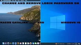 Change & Remove Login Password on macOS Catalina & Windows 10