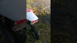 XL200 HONDA работа двигателя