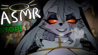 [FURRY FEMBOY ASMR] Loona Sniffs You Up Close | Barking & Soft Breathing
