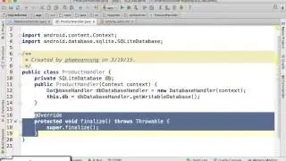 Android SQLite Database Complete Tutorial Part 2