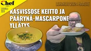 Kasvissosekeitto ja Päärynä Mascarpone yllätys - CM Lokakuu 2024