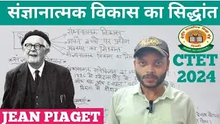 Jean Piaget Cognitive Development Theory | जीन पियाजे का संज्ञानात्मक विकास का सिद्धांत | Ctet Cdp