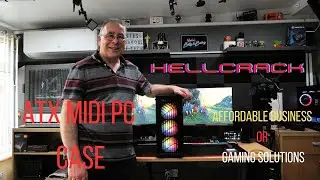 HellCrack hc195 updated” ATX Midi PC Case Unboxing, Build & Review