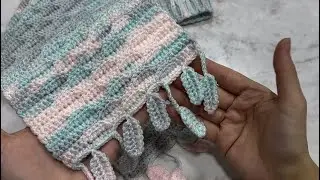 Atkı Örgü modelleri | Atkı nasıl örülür | Bal peteği model atkı yapımı🧣