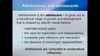 Cultural Influences in Adolescence - PowerPoint