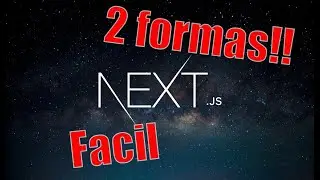 Dos formas de iniciar un proyecto en NEXT JS | Manual y automática