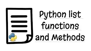 Python list functions and methods | for beginners | important methods and functions