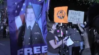 Rainey Reitman protests SF Pride's rejection of Bradley Manning
