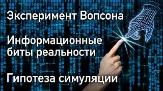Evidence for the Universe Simulation Hypothesis | Information Bits of Reality |The Vopson Experiment