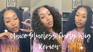 Glueless Wig Tutorial ft. Unice Hair Dazja Jordan