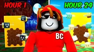 I PLAYED Bee Swarm Simulator FOR 24 HOURS…