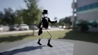 Diageo - Striding Man AR app - Striding animation