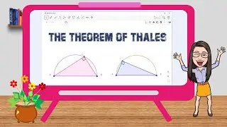 Theorem of Thales | Theorem on an angle that INTERCEPTS a SEMICIRCLE | Grade 10 | Geogebra