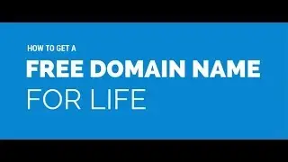 4 How to get a free domain. - Webhost Course for beginners.