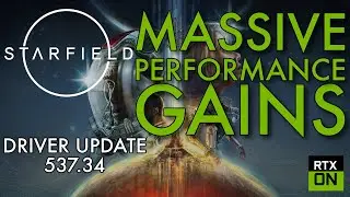 New Drivers MASSIVELY increase performance in Starfield!