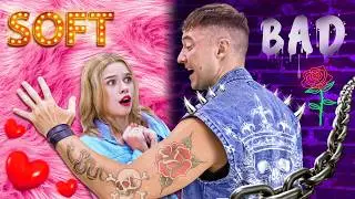 Good Girl vs Bad Boy! Soft Girl Fell in Love with E-Boy By Crafty Hype Plus