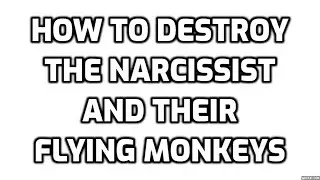 How To Destroy The Narcissist And Their Flying Monkeys