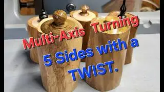 Multi-Axis Turning, FIVE sides with a TWIST. 