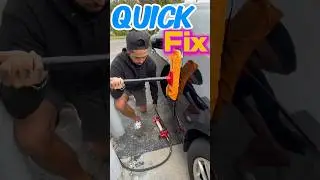 How to fix a wrecked door | dent repair 