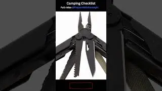 Tools for Camping Checklist #campinglife #outdooradventure  #survival