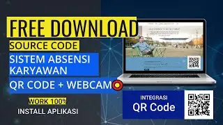 Mantapp‼️ Aplikasi Absensi Scane QR Code + webcam Web Aplikasi - Free Source Code
