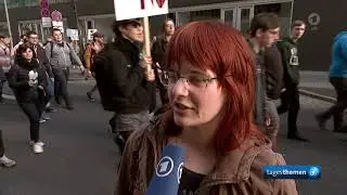 Generationenkonflikt: Demo gegen neues Urheberrecht
