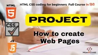 Create Website using HTML CSS | Build web page from scratch | Project | Build  HTML CSS website