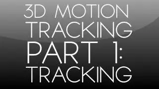 After Effects Tutorial: 3D Motion Tracking (Part 1: Tracking)
