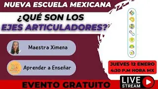 XA 14. ¿QUÉ SON LOS EJES ARTICULADORES PLAN DE ESTUDIOS 2022?