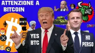 👑Attenzione a BITCOIN ! 🚨Trump Pro Bitcoin | Macron ha perso !
