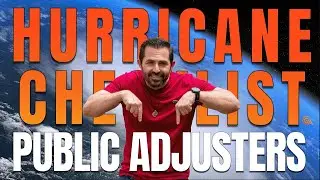 Essential Hurricane Checklist for Public Adjusters | Prepare Your Firm for Hurricane Francine