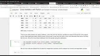 Cross-Validation with Python
