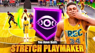 This BULLY STRETCH PLAYMAKER Build is DOMINATING the REC on NBA 2K24