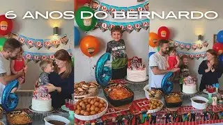 Aniversário de 6 anos do Bernardo de Roblox e minha decoração de outono.