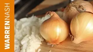 How to chop an onion - Like a Pro - Cooking Tips by Warren Nash