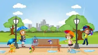 Дъжд, цоп и бурно море-детска песничка