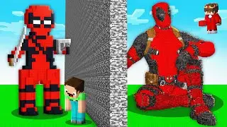 Ich Cheate Mit DEADPOOL in Minecraft Bau Challenge!