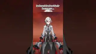 In genshin short hair is a scam...🤔 