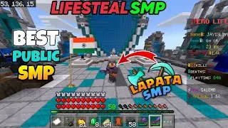 Join My New 1.21 Lifesteal Public Smp Server | Java + Pocket | 24/7 Online | Free To Join
