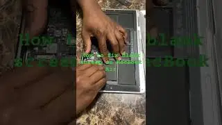 HOW TO FIX BLANK SCREEN ON MACBOOK AIR #viral#macbook#apple#mac#repair