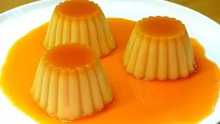 [Best Recipe] Caramel Custard Pudding (No oven, No steam)