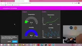 Node-RED with Arduino , Real Sensor (DHT 22)