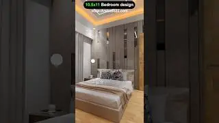 Moder Bedroom with false ceiling design Idea ♥️Room size - 10'-6