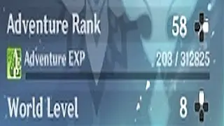Finally reaching AR 58 in Genshin Impact. MORE THAN A YEAR OF PLAYING