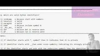 Identifiers in Python| 