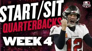 2021 Fantasy Football - MUST Start or Sit Week 4 Quarterbacks ( QBs ) -  Every Match Up!!!