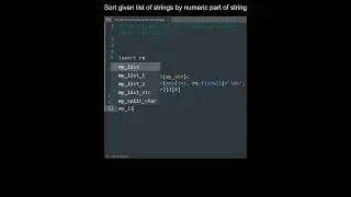 Sort given list of strings by numeric part of string in Python | Python Examples | Python Coding