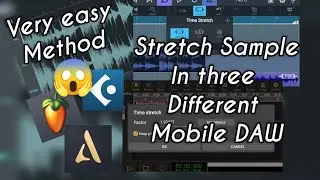 How To Stretch Loop/Sample in fl studio|Mobile Cubasis|Audio evolution mobile|FLM Giveaway|l